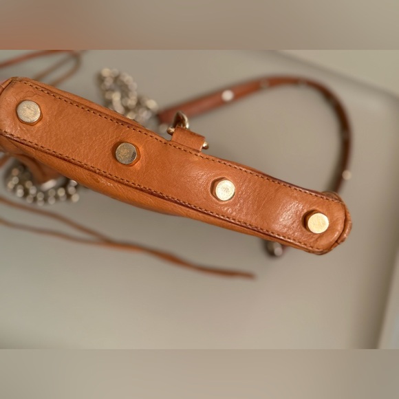 Rebecca Minkoff Mini MAC Brown Leather Crossbody READ – Broken Zipper - Picture 3 of 6